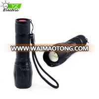 Waterproof Adjustable Focus Self Defensive Flashlight